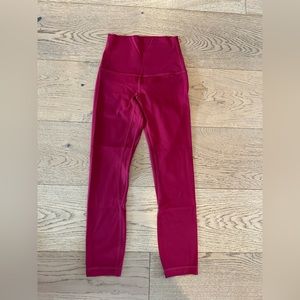 Size 0 Lululemon align leggings crop 23”